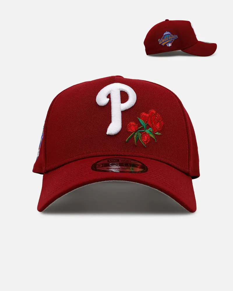 New Era Philadelphia Phillies 'Official Team Color Rose' 9Forty A-Frame Snapback Official Team Color 1
