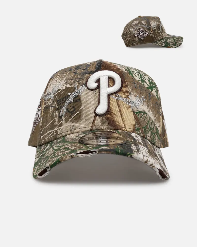 New Era Philadelphia Phillies 'Realtree Grit 3.0' 9Forty A-Frame Snapback Realtree Edge 1
