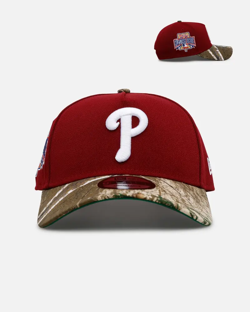 New Era Philadelphia Phillies 'Realtree Visor' 9Forty A-Frame Snapback Official Team Color 1