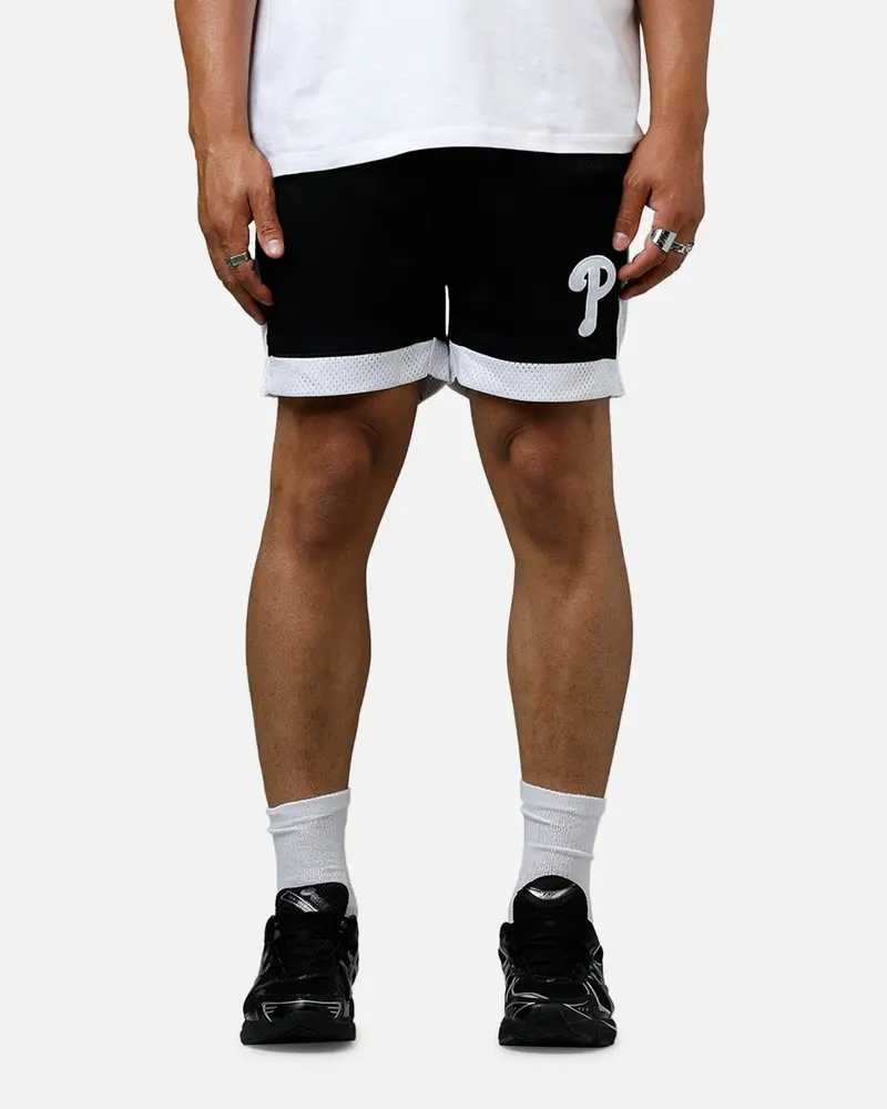 New Era Philadelphia Phillies Sport Class Shorts Black/White 1