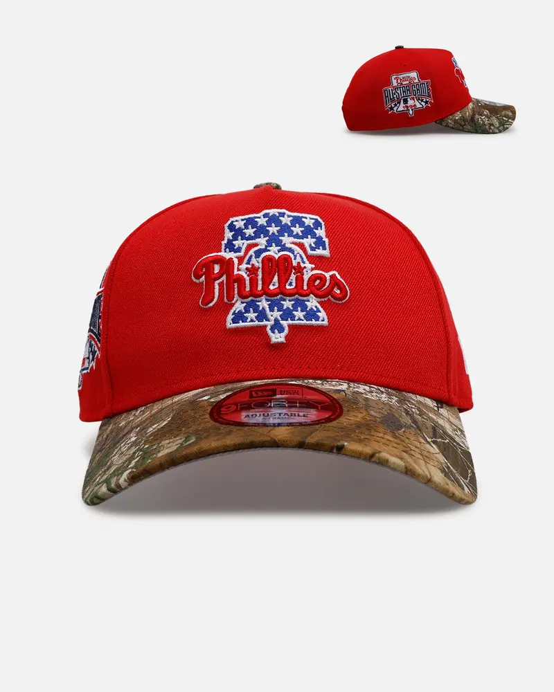 New Era Philadelphia Phillies 'Stars And Stripes' 9Forty A-Frame Snapback Red 1