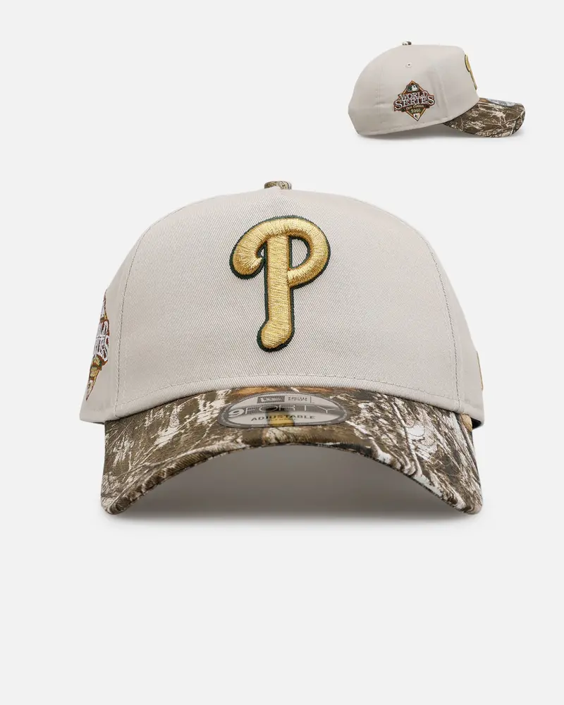 New Era Philadelphia Phillies 'Stone Realtree' 9Forty A-Frame Snapback Stone 1