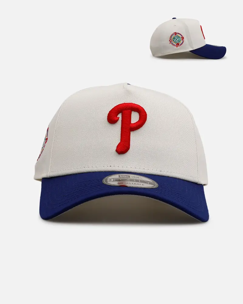 New Era Philadelphia Phillies 'Team Color Visor' 9Forty A-Frame Snapback Chrome/Official Team Color 1