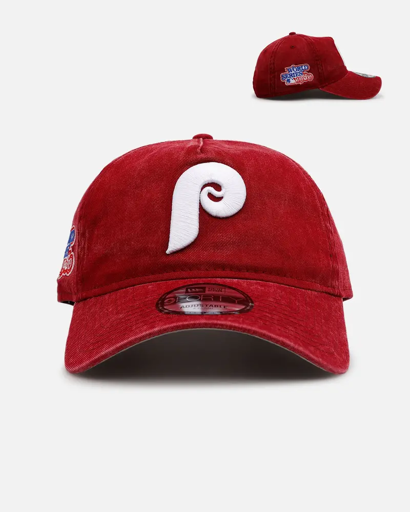 New Era Philadelphia Phillies 'Washed Team Color' Unstructured 9Forty A-Frame Snapback Official Team Color 1