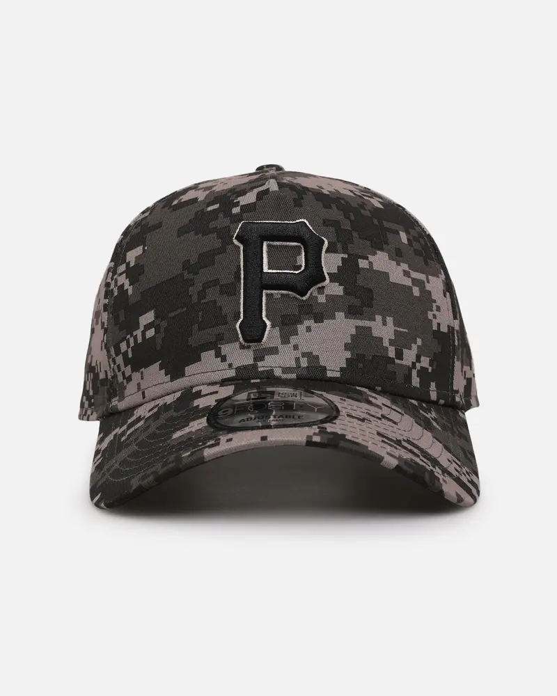 New Era Pittsburgh Pirates 'Black Digi Camo' 9Forty A-Frame Snapback Black/Grey 1