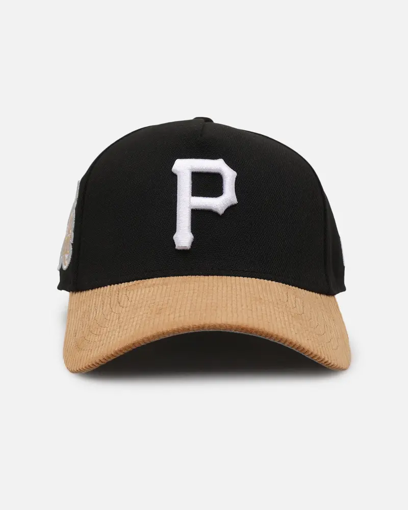 New Era Pittsburgh Pirates 'Black Wheat' 39Thirty A-Frame Stretch Fit Black/Wheat 1