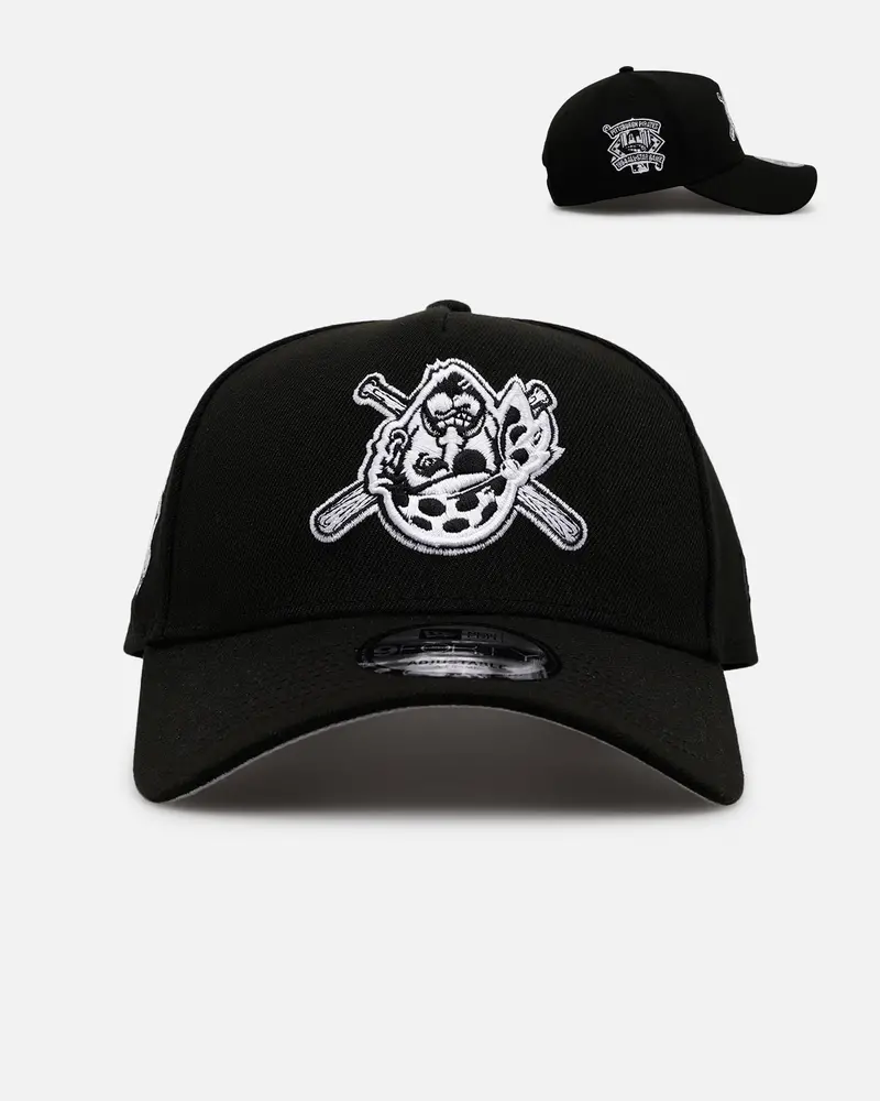 New Era Pittsburgh Pirates 'Black White Upside Down Logo' 9Forty A-Frame Snapback Black/White 1
