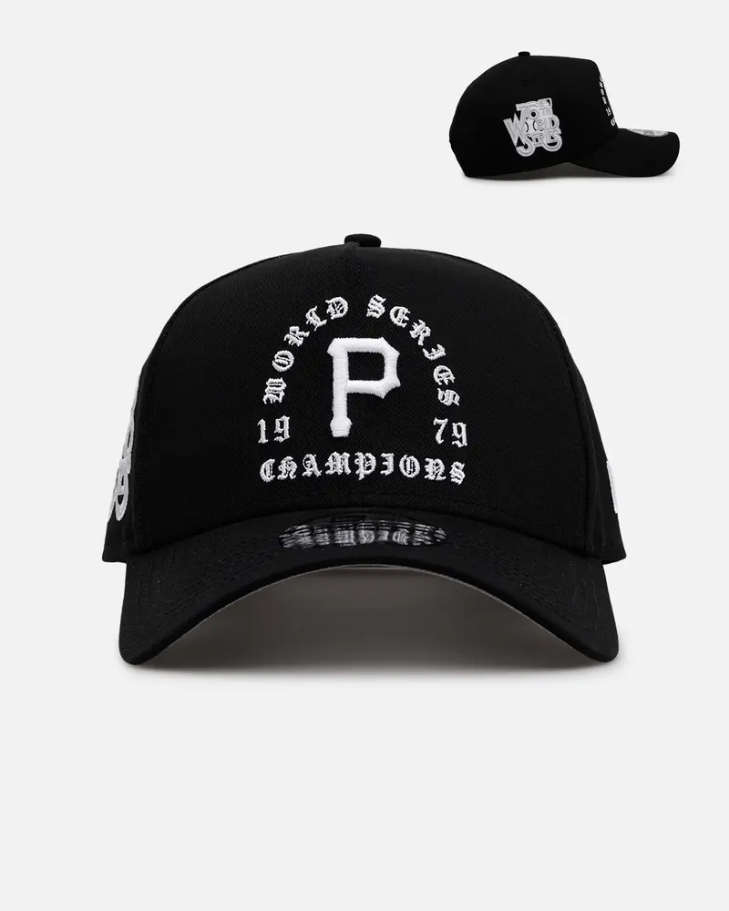 New Era Pittsburgh Pirates 'Gothic Arch 2.0' 9Forty A-Frame Snapback Black/White 1