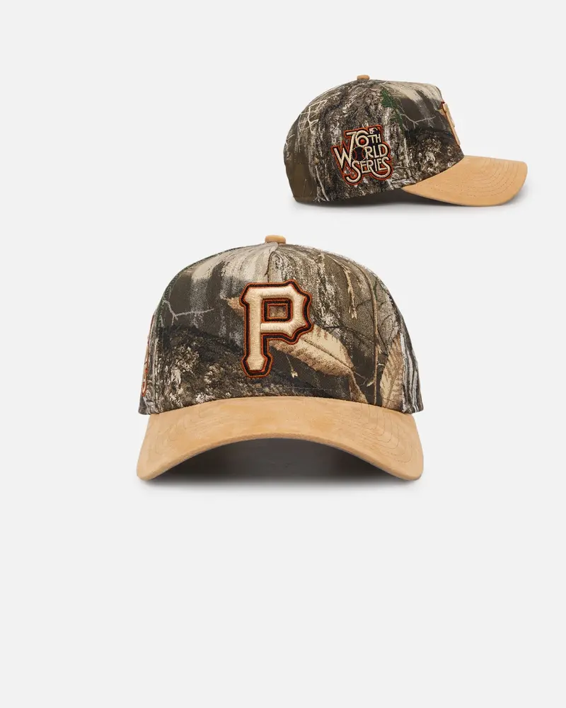 New Era Pittsburgh Pirates 'Real Tree Tan Suede' 9Forty A-Frame Snapback Real Tree 1