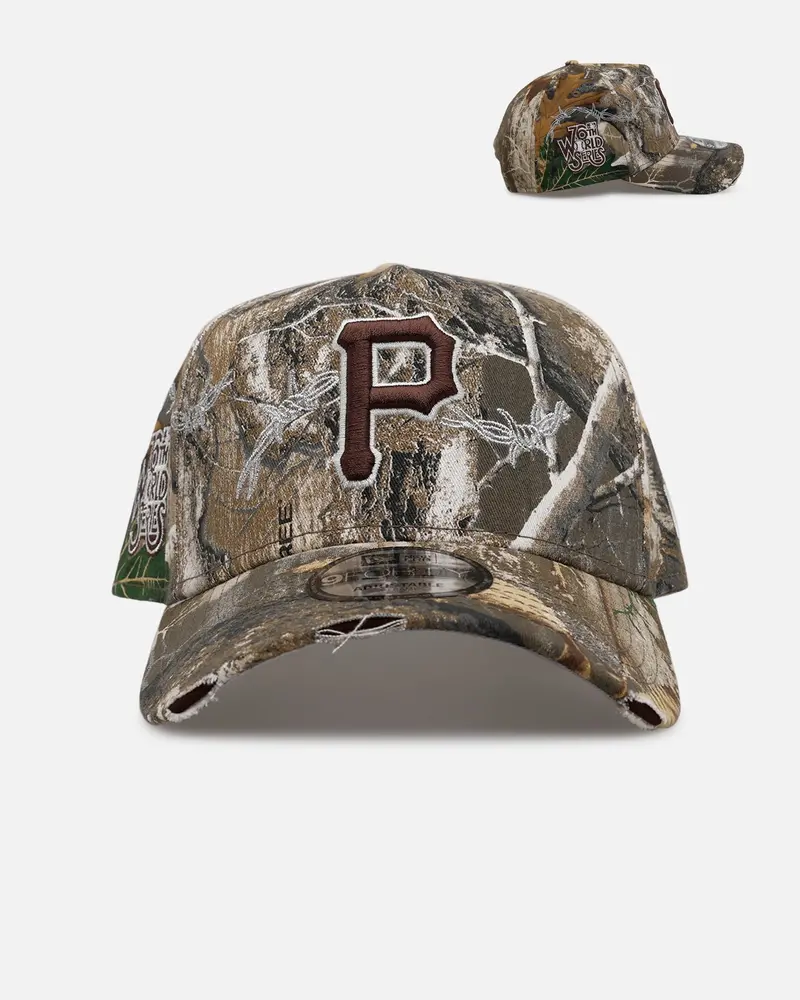 New Era Pittsburgh Pirates 'Realtree Grit 3.0' 9Forty A-Frame Snapback Realtree Edge 1