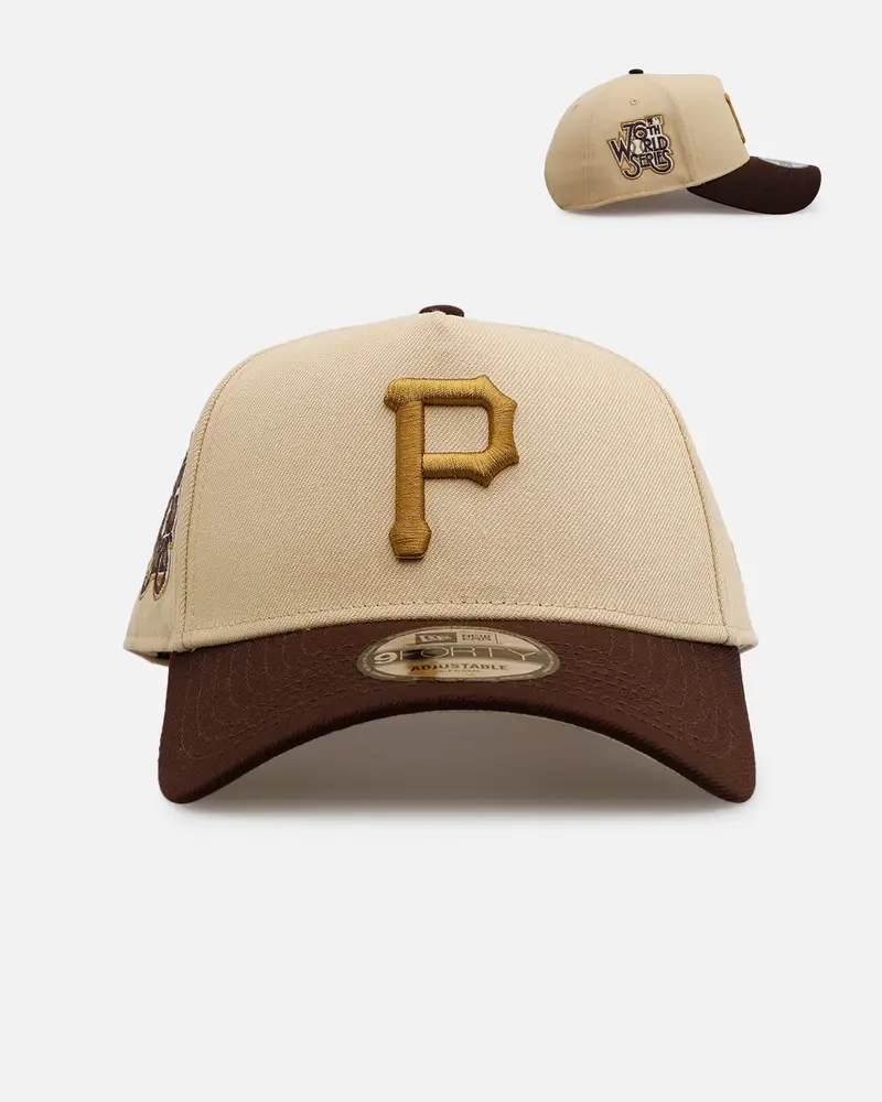New Era Pittsburgh Pirates 'Vintage' 9Forty A-Frame Snapback Vegas Gold 1