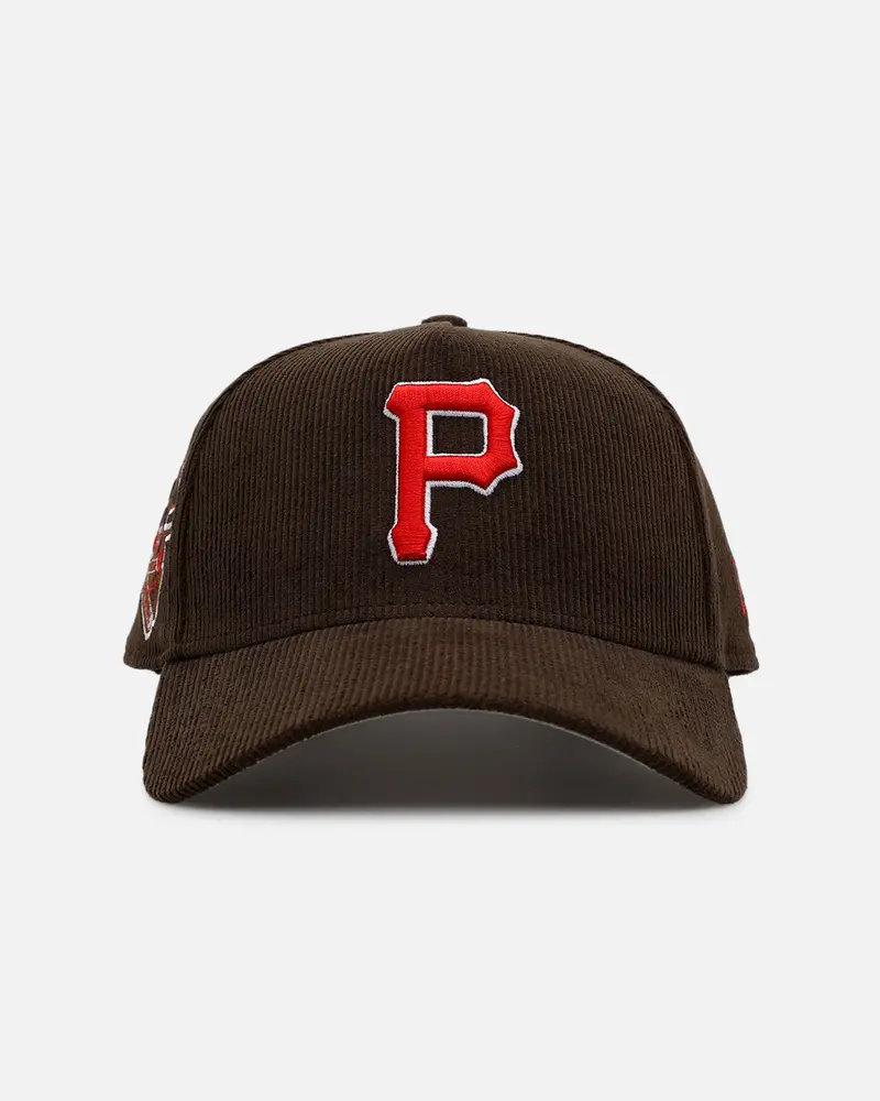 New Era Pittsburgh Pirates 'Walnut Cord' 9Forty A-Frame Corduroy Snapback Walnut 1
