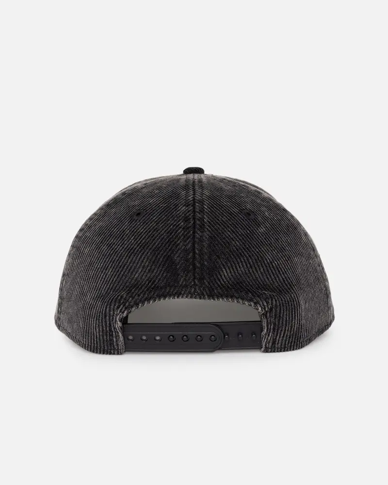 New Era Pittsburgh Pirates 'Washed Corduroy Golfer' Pre-Curved Golfer Snapback Washed Black 2