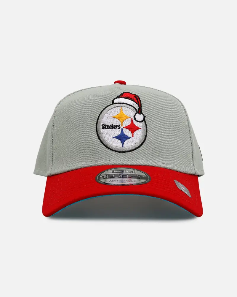 New Era Pittsburgh Steelers 'All I Want For Christmas' 9Forty A-Frame Snapback Green/Red 1