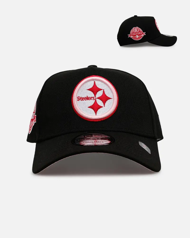 New Era Pittsburgh Steelers 'Black And Pink' 9Forty A-Frame Snapback Black/Pink 1
