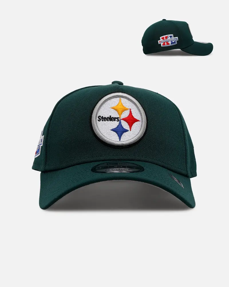 New Era Pittsburgh Steelers 'Evergreen' 9Forty A-Frame Snapback Dark Green 1