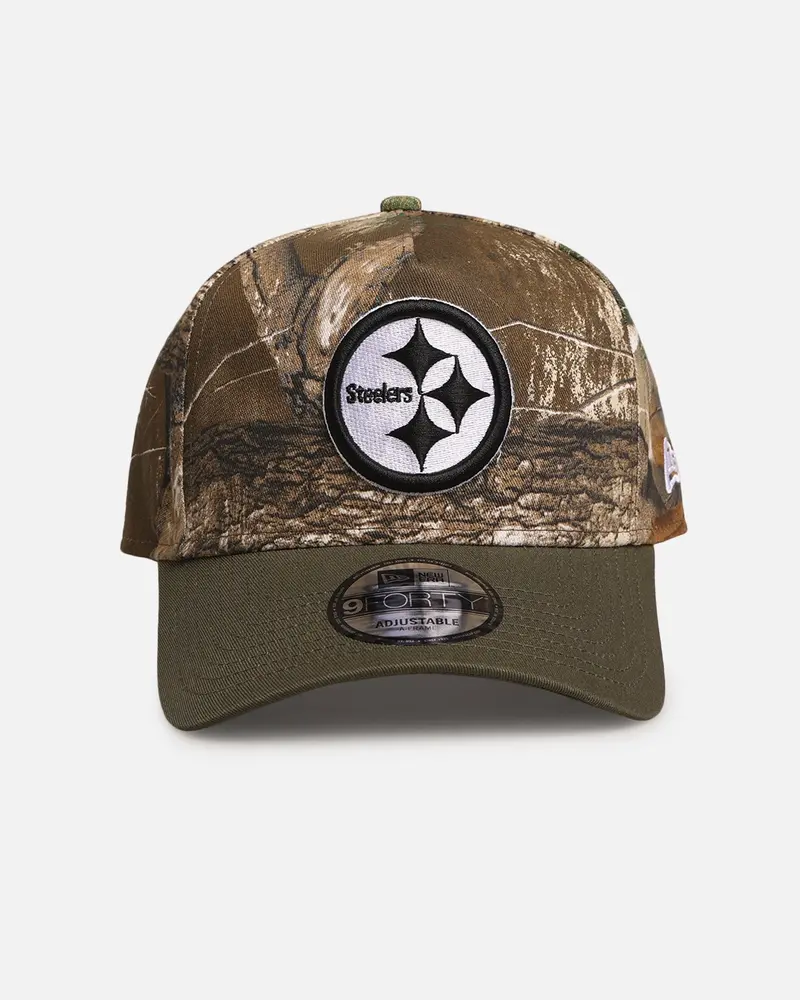 New Era Pittsburgh Steelers 'Nfl Season Kick Off' 9Forty A-Frame Snapback Realtree/Olive 1