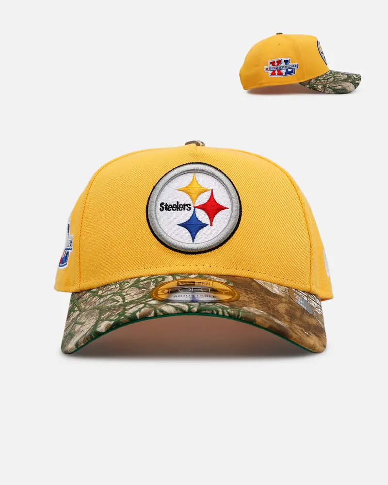 New Era Pittsburgh Steelers 'Realtree Visor' 9Forty A-Frame Snapback Official Team Color 1
