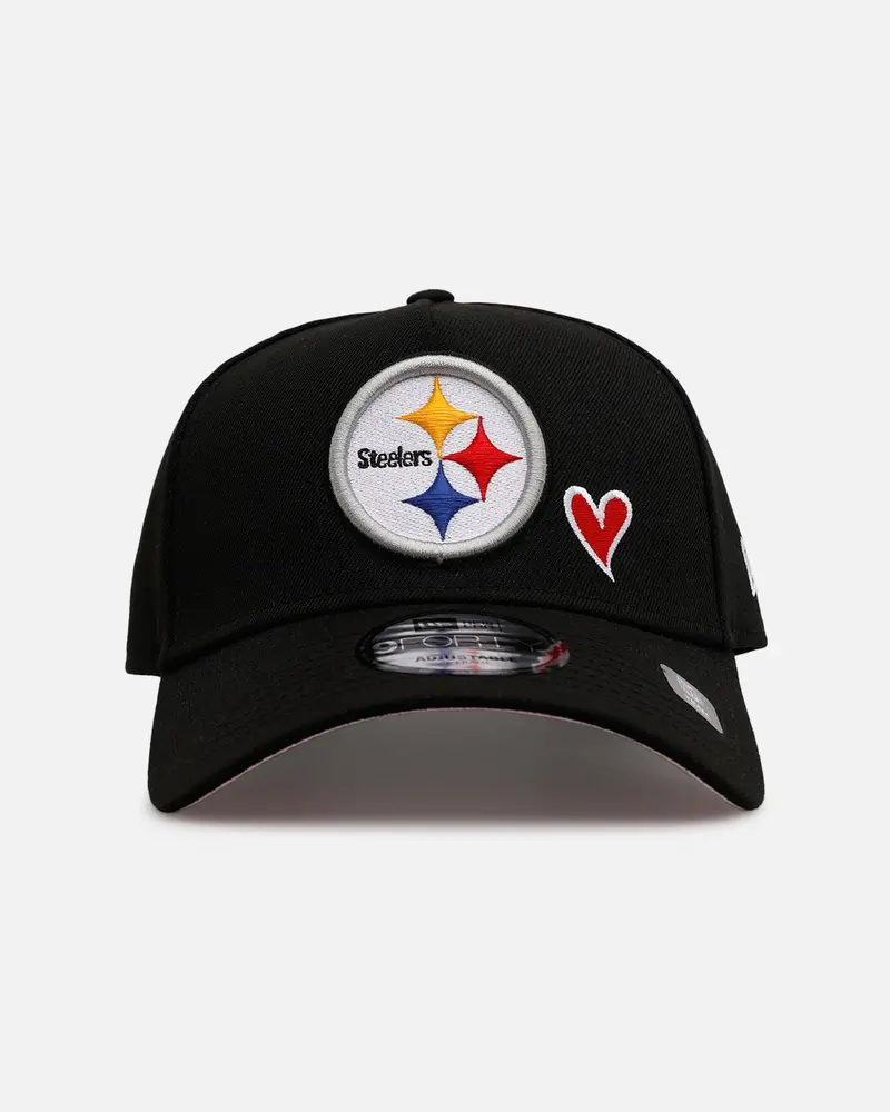 New Era Pittsburgh Steelers 'Team Color Hearts' 9Forty A-Frame Snapback Official Team Color 1