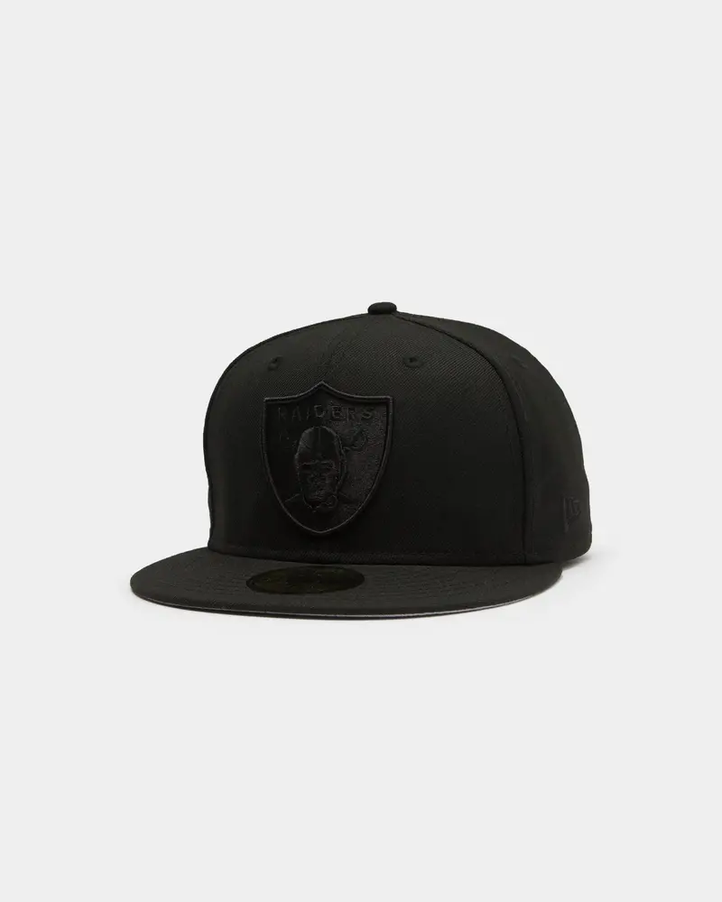 New Era Raiders 59Fifty Fitted Black/Black 1