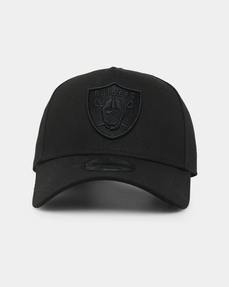 New Era Raiders 9Forty A-Frame Snapback Black/Black 1