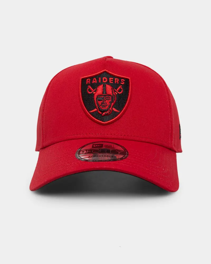 New Era Raiders 9Forty A-Frame Snapback Scarlet/Black 1