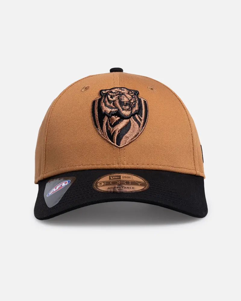 New Era Richmond Tigers 'Afl 2026' 9Forty Strapback Med Beige 1