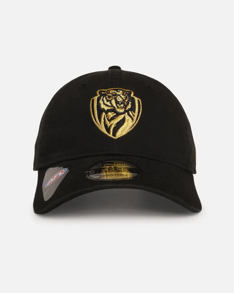New Era Richmond Tigers 'Afl Black & Gold' 9Twenty Strapback Black/Gold 1