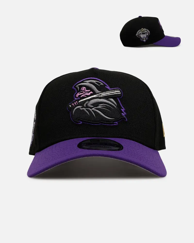 New Era Rochester Red Wings 'Wrestlepack' 9Forty A-Frame Snapback Black/Purple 1