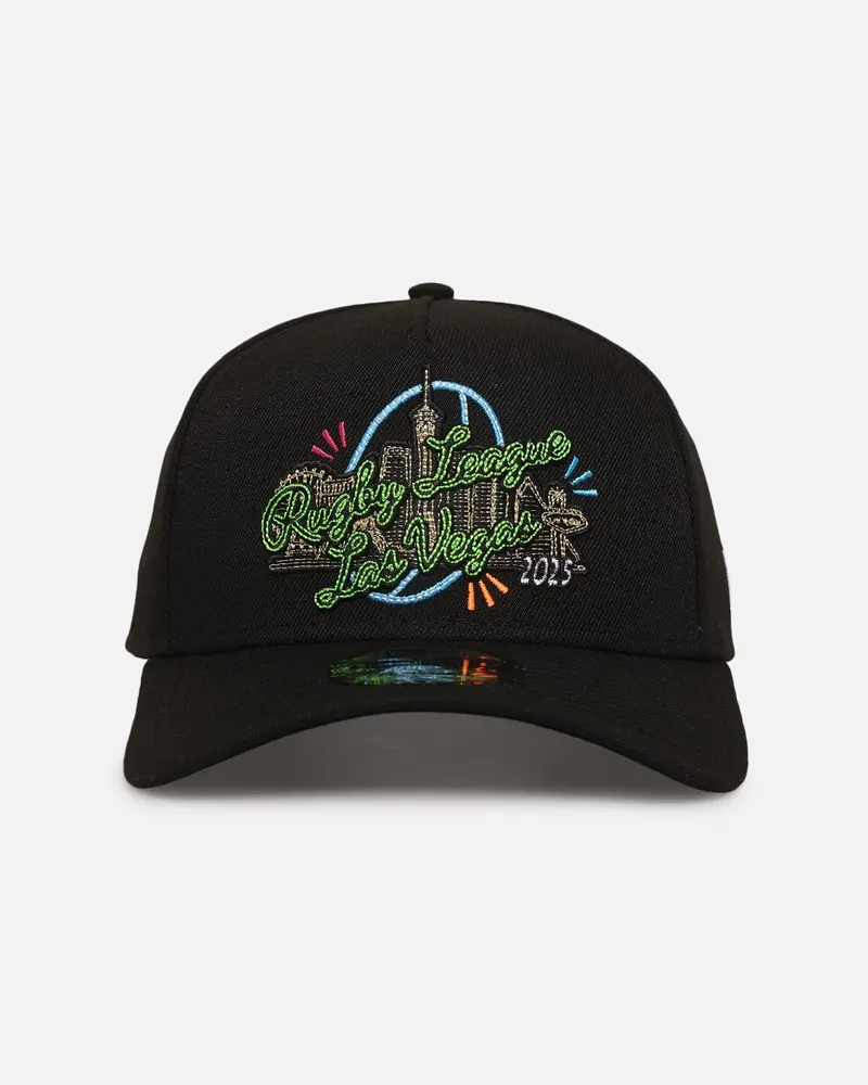New Era Rugby League '2025 Nrl Vegas Round' 9Forty A-Frame Snapback Black 1