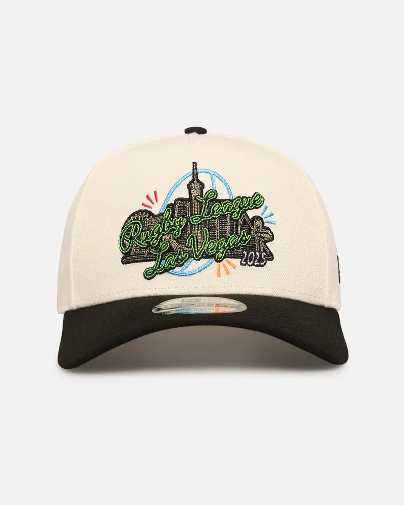 New Era Rugby League '2025 Nrl Vegas Round' 9Forty A-Frame Snapback White 1