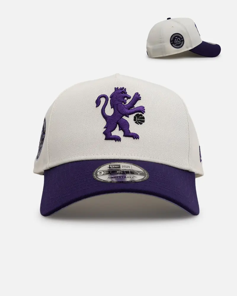 New Era Sacramento Kings 'Purple Haze 2.0' 9Forty A-Frame Snapback Chrome/Purple 1