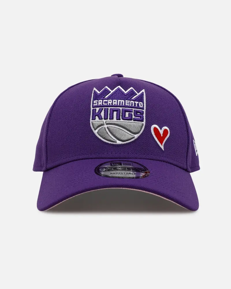 New Era Sacramento Kings 'Team Color Hearts' 9Forty A-Frame Snapback Official Team Color 1