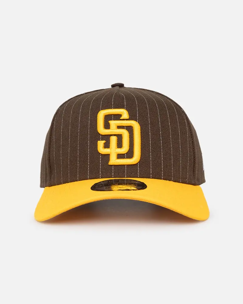 New Era San Diego Padres '2-Tone Pinstripe' 9Forty A-Frame Snapback Pinstripe 1