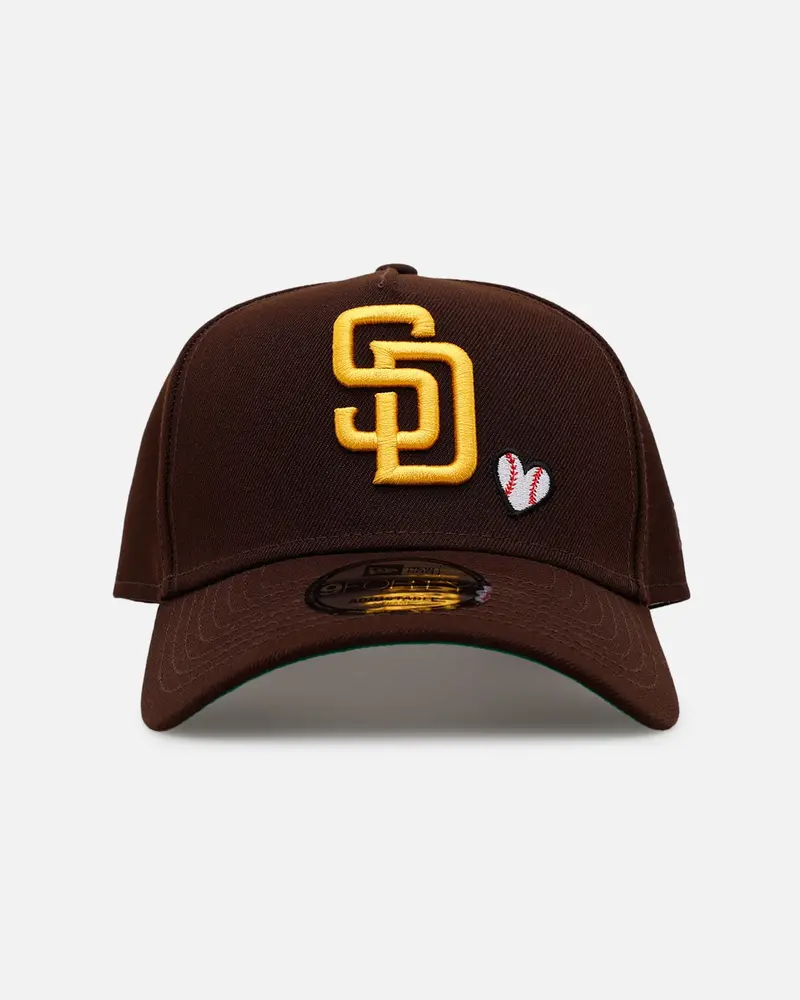 New Era San Diego Padres 'Baseball Hearts' 9Forty A-Frame Snapback Official Team Color 1