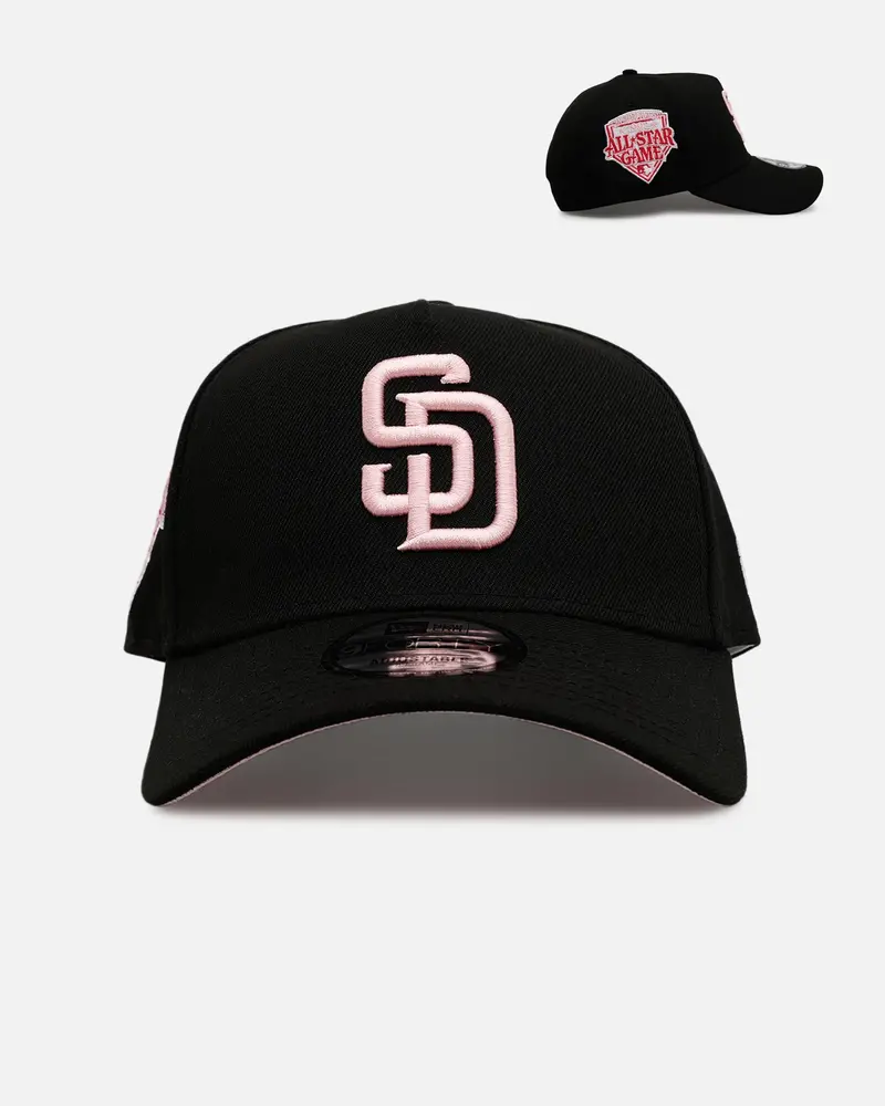 New Era San Diego Padres 'Black And Pink' 9Forty A-Frame Snapback Black/Pink 1