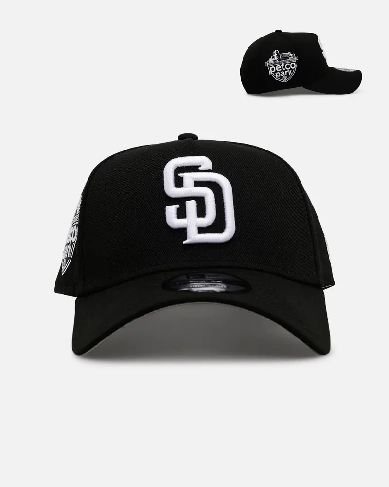 New Era San Diego Padres 'Black And White' 9Forty A-Frame Snapback Black/White 1