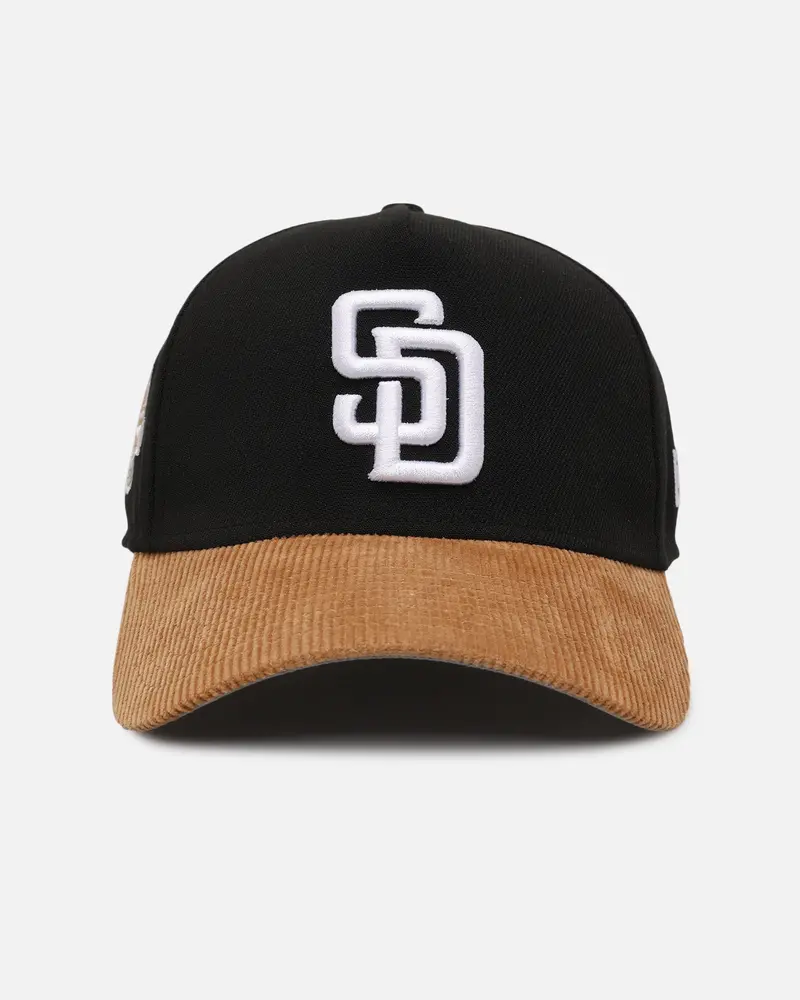 New Era San Diego Padres 'Black Wheat' 39Thirty A-Frame Stretch Fit Black/Wheat 1