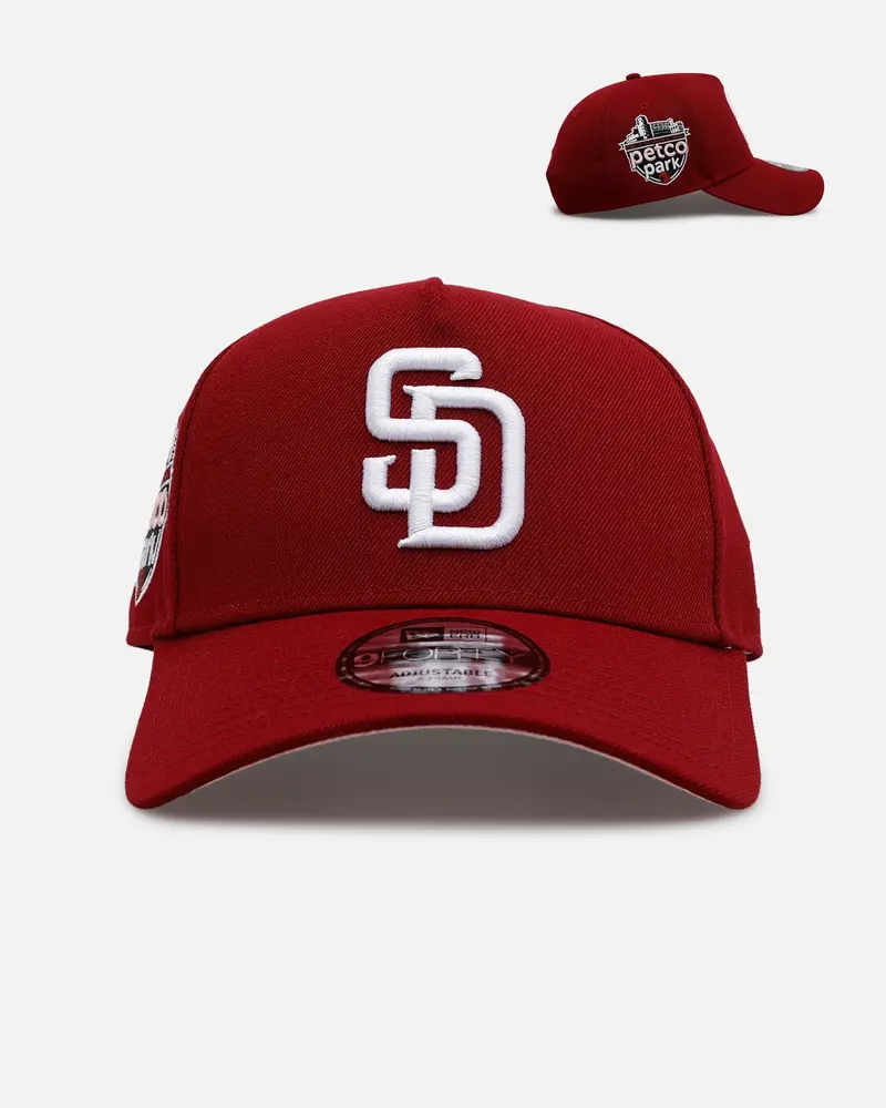 New Era San Diego Padres 'Candy Apple' 9Forty A-Frame Snapback Cardinal 1