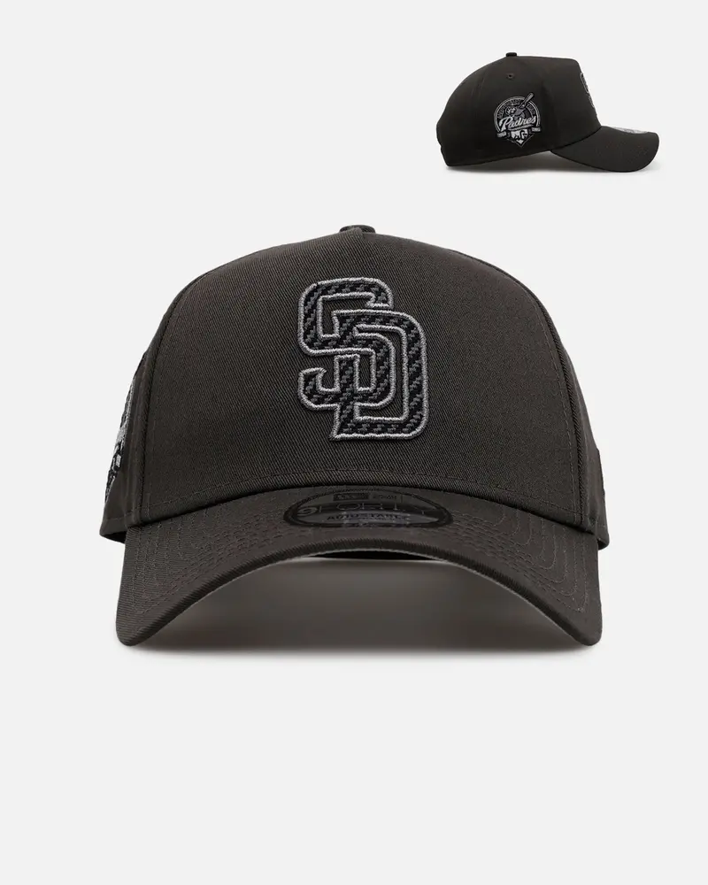 New Era San Diego Padres 'Carbon Weave' 9Forty A-Frame Snapback Black 1