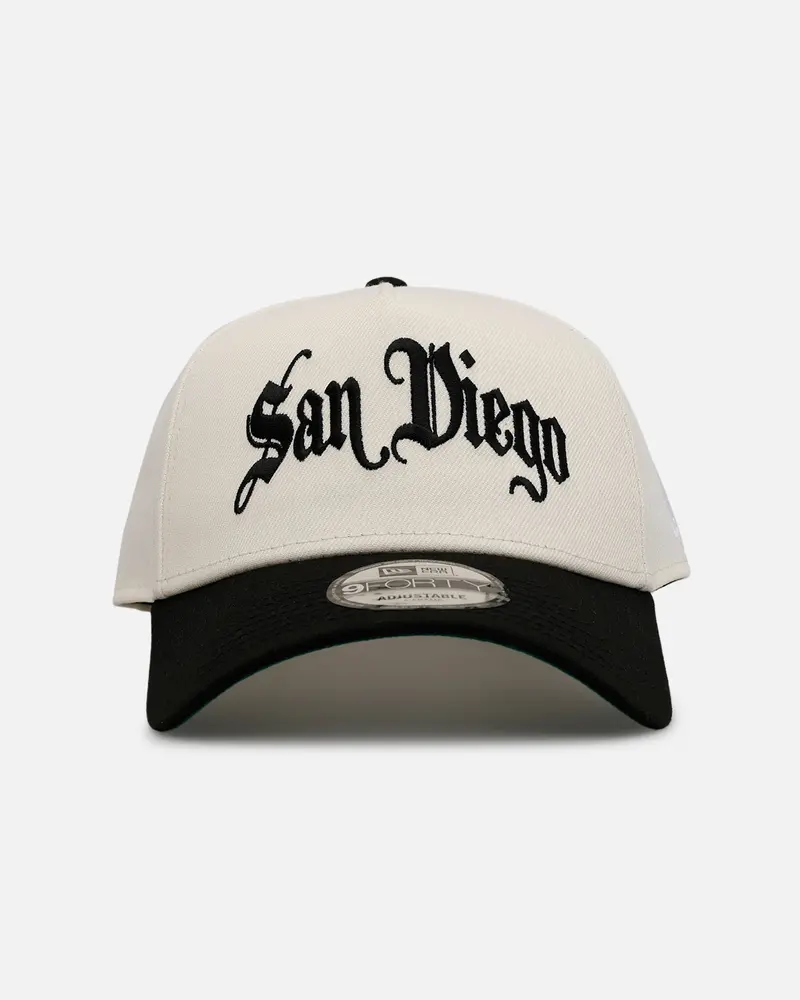 New Era San Diego Padres 'City Pack' 9Forty A-Frame Snapback Chrome/Black 1