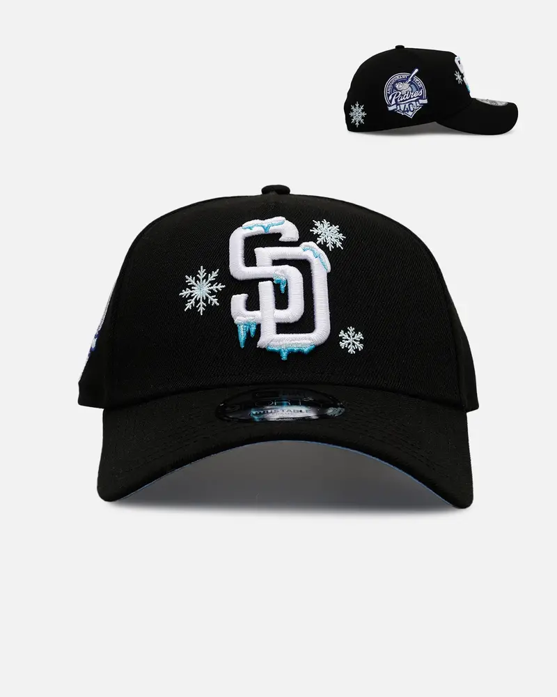 New Era San Diego Padres 'Cold As Ice' 9Forty A-Frame Snapback Black 1