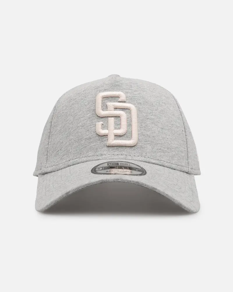 New Era San Diego Padres 'Cozy' 9Forty A-Frame Strapback Heather Grey 1
