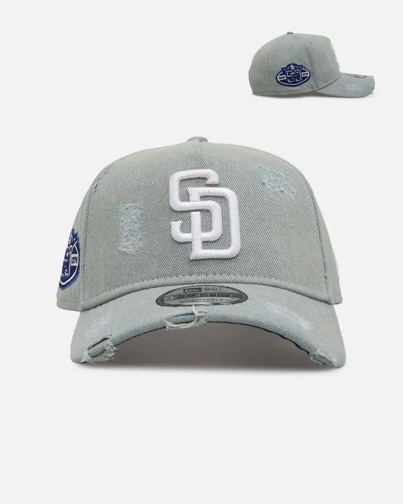 New Era San Diego Padres 'Denim' 9Forty A-Frame Snapback Light Wash Denim 1