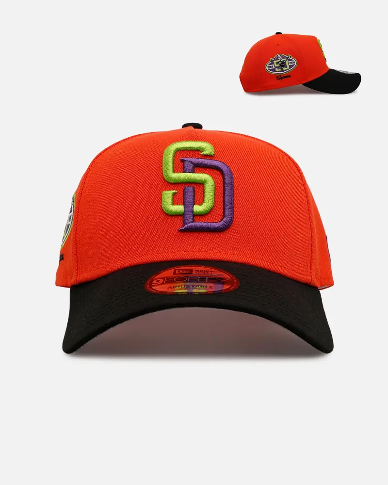New Era San Diego Padres 'Halloween' 9Forty A-Frame Snapback Orange/Black 1