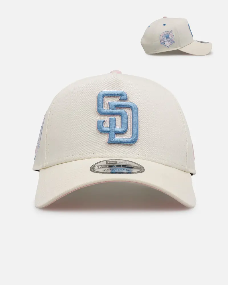 New Era San Diego Padres 'Pastel' 9Forty A-Frame Snapback Chrome White 1