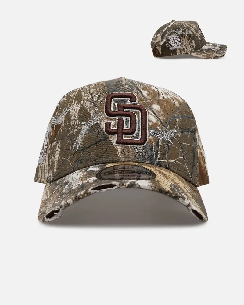 New Era San Diego Padres 'Realtree Grit 3.0' 9Forty A-Frame Snapback Realtree Edge 1