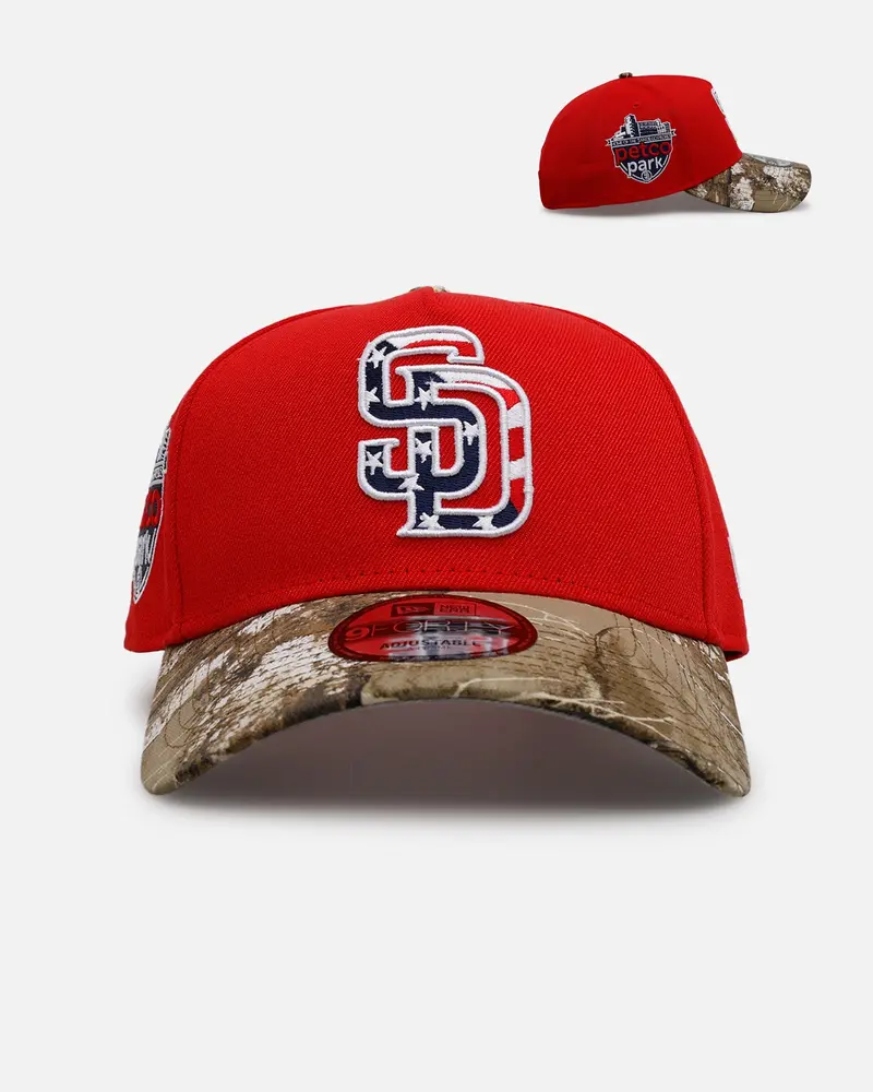New Era San Diego Padres 'Stars And Stripes' 9Forty A-Frame Snapback Red 1