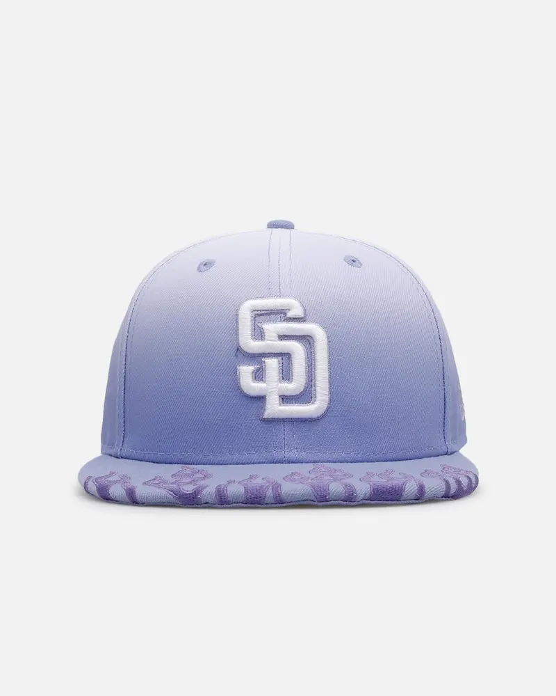 New Era San Diego Padres 'Sundye Flames' 59Fifty Fitted Lavender 1