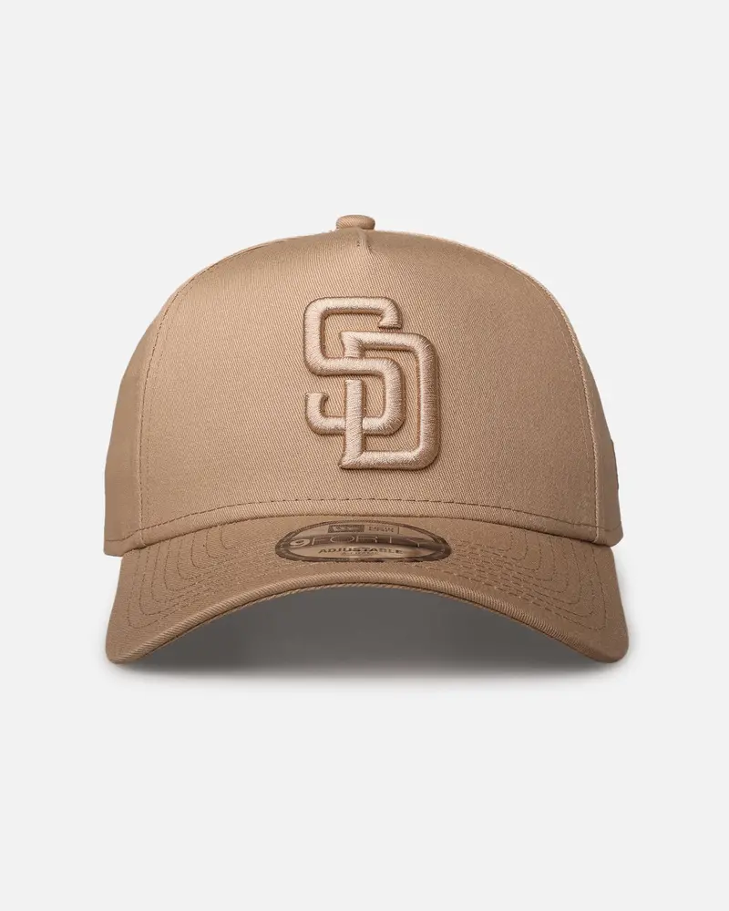 New Era San Diego Padres 'Tonal Camel' 9Forty A-Frame Snapback Camel 1